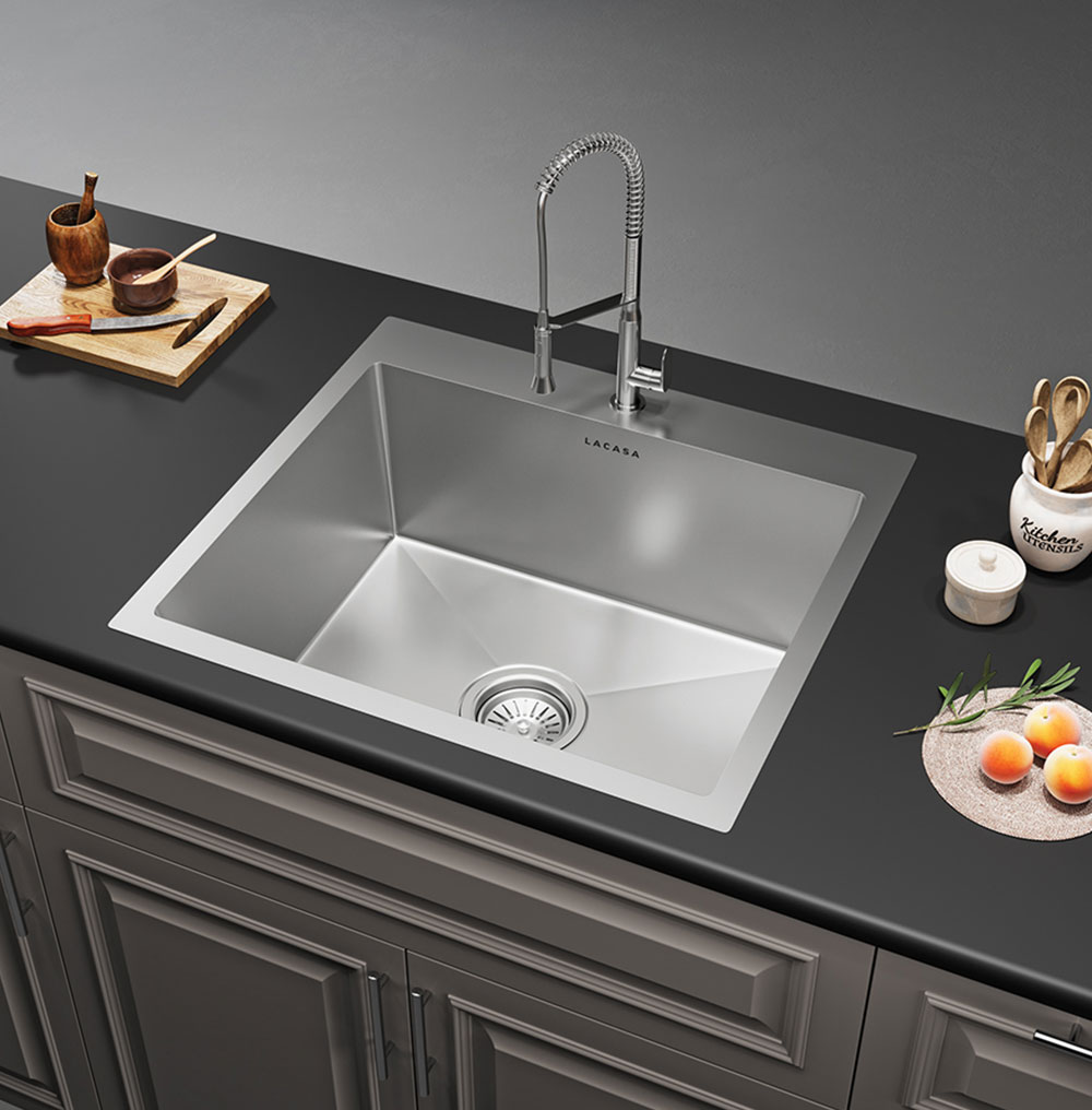 Single Bowl with Tap Hole